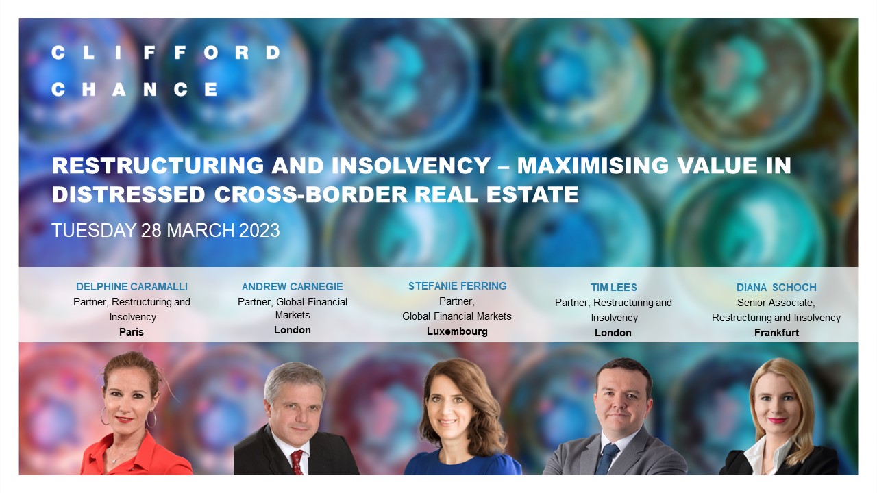 2023/03/28 Restructuring and insolvency maximising value in